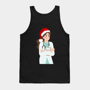 Mom Physician Christmas Doctor GP Present Tank Top